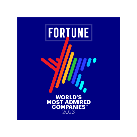 Logo for Fortune's Most Admired Companies for 2023